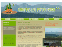 Tablet Screenshot of camping-perceneige-auvergne.fr